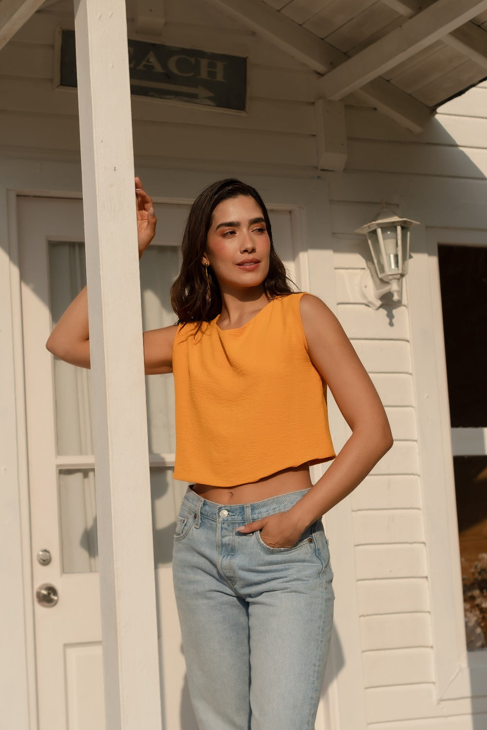 Cami Oversized Basic Crop Top