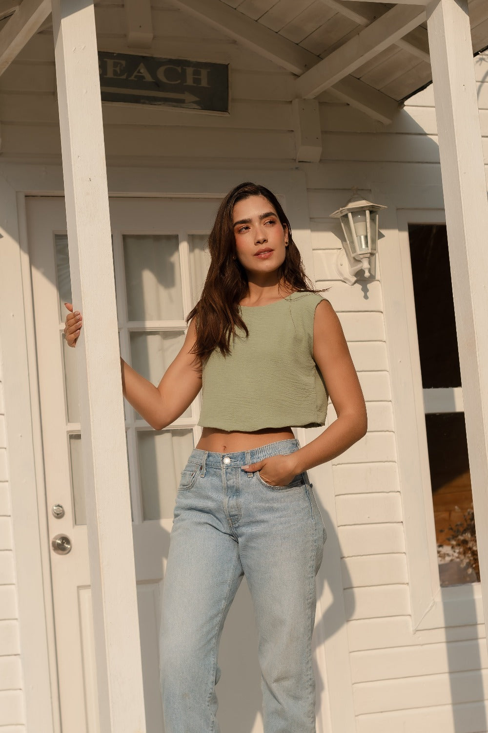 Cami Oversized Basic Crop Top